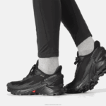 ⁦أحذية الجري النسائية - alphacross 4 gore-tex Salomon أسود B8DLV1530⁩ - الصورة ⁦7⁩