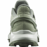 ⁦أحذية الجري النسائية - alphacross 4 gore-tex Salomon حكيم الصحراء / أبيض / إكليل الغار B8DLV1531⁩ - الصورة ⁦3⁩