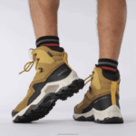 ⁦أحذية المشي الجلدية للرجال - Quest element gore-tex Salomon كمون / رمل ابيض / زعفران B8DLV50⁩ - الصورة ⁦7⁩