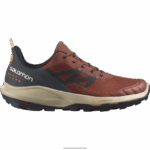 أحذية المشي لمسافات طويلة للرجال - outpulse gore-tex Salomon حرق الحناء / حبر الهند / الكركم B8DLV45