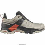أحذية المشي لمسافات طويلة للرجال - x ultra 4 gore-tex Salomon كاكي عتيق / أسود / طماطم كرزية B8DLV18