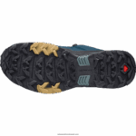 ⁦أحذية المشي لمسافات طويلة للرجال - x ultra 4 gore-tex Salomon الفيلق أزرق / أسود / أوراق الخريف B8DLV17⁩ - الصورة ⁦3⁩