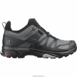 أحذية المشي لمسافات طويلة للرجال - x ultra 4 wide gore-tex Salomon المغناطيس / أسود / نصب B8DLV41