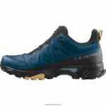 ⁦أحذية المشي لمسافات طويلة للرجال - x ultra 4 gore-tex Salomon الفيلق أزرق / أسود / أوراق الخريف B8DLV17⁩ - الصورة ⁦4⁩