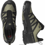 ⁦أحذية المشي لمسافات طويلة للرجال - x ultra 4 gore-tex Salomon حزاز عميق أخضر / أسود / زيتوني ليل B8DLV16⁩ - الصورة ⁦5⁩