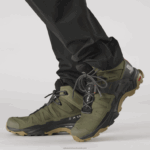 ⁦أحذية المشي لمسافات طويلة للرجال - x ultra 4 mid gore-tex Salomon حزاز أخضر عميق / خث / عشب البحر B8DLV9⁩ - الصورة ⁦6⁩