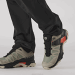 ⁦أحذية المشي لمسافات طويلة للرجال - x ultra 4 gore-tex Salomon كاكي عتيق / أسود / طماطم كرزية B8DLV18⁩ - الصورة ⁦6⁩