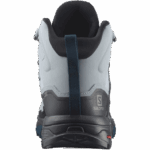 ⁦أحذية المشي لمسافات طويلة للسيدات - x ultra 4 mid wide gore-tex Salomon المحجر / الأسود / الفيلق الأزرق B8DLV1141⁩ - الصورة ⁦3⁩