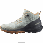 ⁦أحذية المشي لمسافات طويلة للنساء - outpulse mid gore-tex Salomon الحديد المطاوع / الأبنوس / البرتقالي الناري B8DLV1115⁩ - الصورة ⁦6⁩
