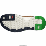 ⁦أحذية رياضية للرجال - RX Slide 3.0 Salomon ياقوت داكن / مطاط / أخضر جولي B8DLV155⁩ - الصورة ⁦2⁩