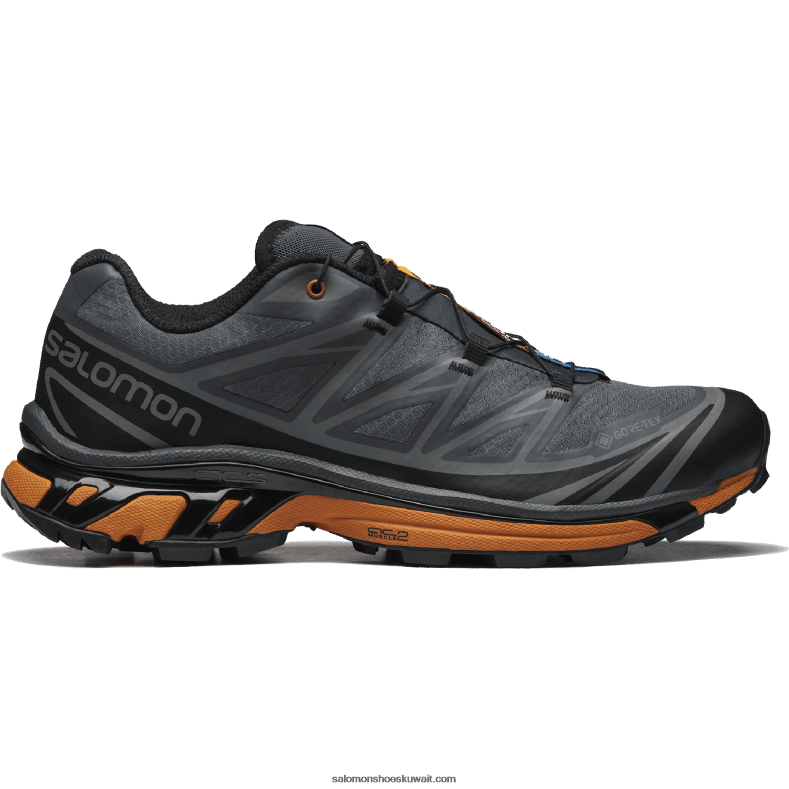 ⁦أحذية رياضية للرجال - XT-6 Gore-Tex Utility Salomon أسود / خشب الأبنوس / مربى البرتقال B8DLV126⁩ - الصورة ⁦1⁩