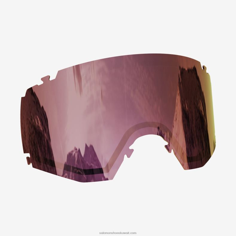 ⁦إكسسوار رجالي - s / view lens sigma فضي وردي Salomon لون القرنفل B8DLV523⁩ - الصورة ⁦1⁩