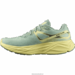 ⁦احذية جري للرجال - ايرو جلايد Salomon أخضر جرانيت / قزحية صفراء / أبيض B8DLV1062⁩ - الصورة ⁦4⁩