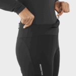 ⁦الجوارب النسائية - gore tex infinium windstopper Salomon اسود غامق B8DLV1164⁩ - الصورة ⁦2⁩