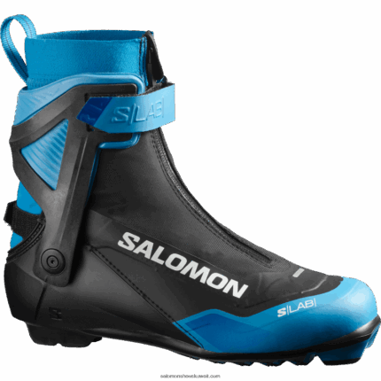 المبتدئين - أحذية التزلج الكلاسيكية للأطفال - s / lab skiathlon cs Salomon أسود / أزرق عملية B8DLV1409