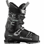 بوت نسائي فوق الزحلقة - s / pro alpha 80 Salomon طحلب أسود / أبيض / فضي B8DLV1038
