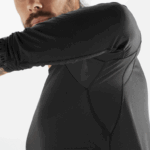 ⁦تي شيرت رجالي بأكمام طويلة - عبر الجري Salomon اسود غامق B8DLV539⁩ - الصورة ⁦2⁩