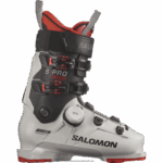 جزمة للرجال فوق الزحلقة - S / Pro supra بوا 120 Salomon الشفق الرمادي / أسود / أحمر B8DLV1238