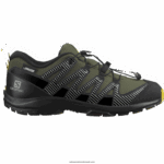 جونيور - أحذية أطفال - مقاومة للماء xa pro v8 clima Salomon ليل الزيتون / أسود / كبريت B8DLV1362