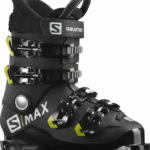 جونيور - جزمة أطفال فوق الزحلقة - s / max 60 RT Salomon أسود / أخضر حامض B8DLV1375
