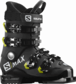 جونيور - جزمة أطفال فوق الزحلقة - s / max 60 RT Salomon أسود / أخضر حامض B8DLV1375