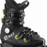 جونيور - جزمة أطفال فوق الزحلقة - s / max 60 RT Salomon أسود / أخضر حامض B8DLV1376