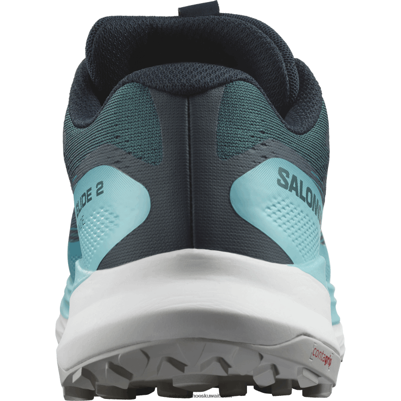⁦حذاء الجري تريل الرجالي - Ultra Glide 2 wide Salomon تألق المحيط الأطلسي العميق / الأزرق / الأحمر الناري B8DLV1469⁩ - الصورة ⁦3⁩