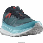 ⁦حذاء الجري تريل الرجالي - Ultra Glide 2 wide Salomon تألق المحيط الأطلسي العميق / الأزرق / الأحمر الناري B8DLV1469⁩ - الصورة ⁦5⁩