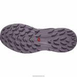 ⁦حذاء الجري تريل النسائي - Ultra Glide 2 gore-tex Salomon الباذنجان / أبيض / منظر القمر B8DLV1520⁩ - الصورة ⁦2⁩