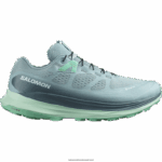 حذاء الجري تريل النسائي - Ultra Glide 2 gore-tex Salomon حجر أزرق / يوكا / بسكاي أخضر B8DLV1521