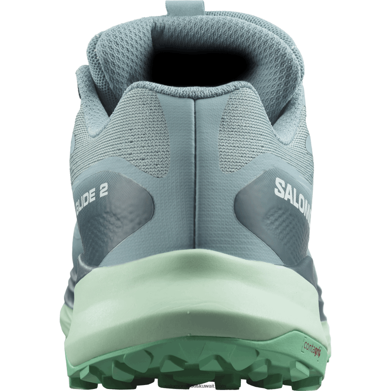⁦حذاء الجري تريل النسائي - Ultra Glide 2 gore-tex Salomon حجر أزرق / يوكا / بسكاي أخضر B8DLV1521⁩ - الصورة ⁦3⁩