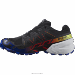 ⁦حذاء الجري للسيدات - speedcross 6 gore-tex blue fire Salomon أسود / تصفح الويب / أصفر الأمان B8DLV1509⁩ - الصورة ⁦6⁩
