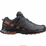 حذاء الجري Trail الرجالي - XA Pro 3D v8 gore-tex wide Salomon أبنوس / كراميل كافيه / أسود B8DLV1472