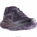 ⁦حذاء جري للسيدات - glide max tr Salomon الباذنجان / مونسكيب / زهرة الأوركيد B8DLV1500⁩ - الصورة ⁦4⁩