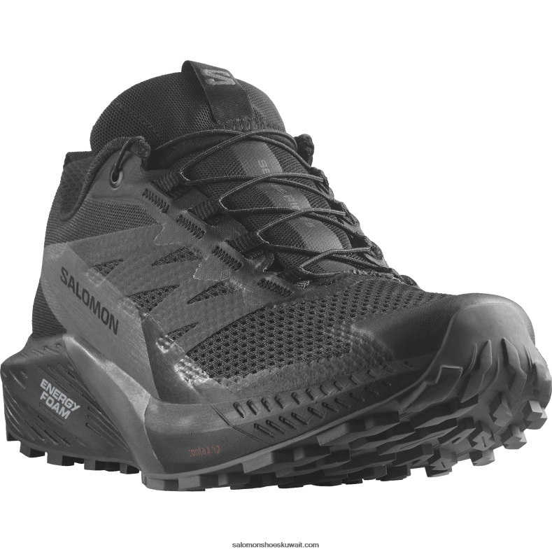 ⁦حذاء جري للسيدات - Sense Ride 5 gore-tex Salomon أسود / مغناطيس B8DLV1527⁩ - الصورة ⁦4⁩