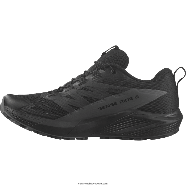 ⁦حذاء جري للسيدات - Sense Ride 5 gore-tex Salomon أسود / مغناطيس B8DLV1527⁩ - الصورة ⁦5⁩