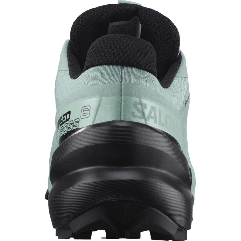 ⁦حذاء جري للسيدات - speedcross 6 gore-tex Salomon طبقة المياه الجوفية / أسود / يوكا B8DLV1517⁩ - الصورة ⁦3⁩