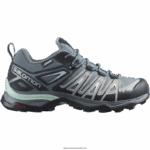 حذاء نسائي للتنزه - X Ultra Pioneer Clima مقاوم للماء Salomon طقس عاصف / سبيكة / يوكا B8DLV1130