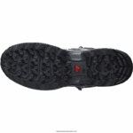 ⁦حذاء نسائي للتنزه - X Ultra Pioneer Mid Clima مقاوم للماء Salomon تذوق النبيذ / المغناطيس / الجرانيت الأخضر B8DLV1278⁩ - الصورة ⁦2⁩