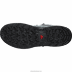 ⁦حذاء نسائي للتنزه - X Ultra Pioneer Mid Clima مقاوم للماء Salomon خشب الأبنوس / الطقس العاصف / تذوق النبيذ B8DLV1277⁩ - الصورة ⁦2⁩