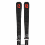حزمة التزلج على الزحلقة للسيدات - s / Force ti.80 (و z12) Salomon أسود / نيون مرجاني / كاستل روك B8DLV1023