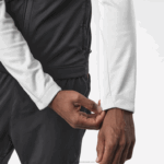 ⁦سترة الرياح للرجال - gore-tex infinium windstopper Salomon أبيض / أسود عميق B8DLV734⁩ - الصورة ⁦6⁩
