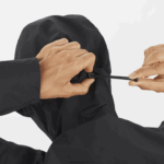 ⁦سترة نسائية صدفية - مخطط جور تكس 2.5 لتر Salomon اسود غامق B8DLV845⁩ - الصورة ⁦7⁩