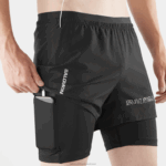 ⁦شورت رجالي - صليب 2 في 1 Salomon اسود غامق B8DLV281⁩ - الصورة ⁦2⁩