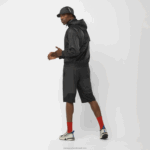 ⁦شورتات رجالية - تجهيز Salomon اسود غامق B8DLV260⁩ - الصورة ⁦7⁩