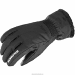 قفازات نسائية - Force gore-tex Salomon اسود غامق B8DLV993